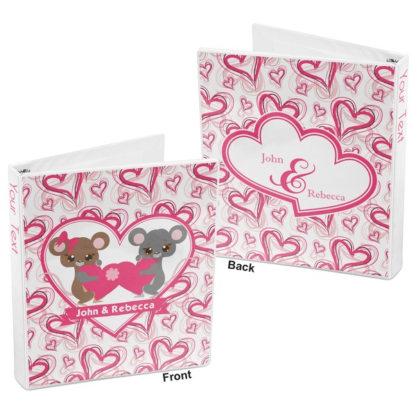 Valentine's Day 3-Ring Binder Front and Back