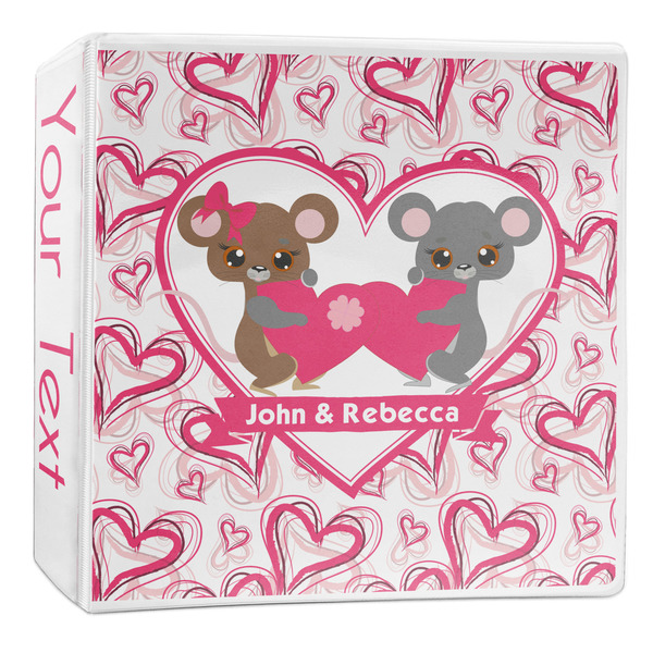 Custom Valentine's Day 3-Ring Binder - 2 inch (Personalized)