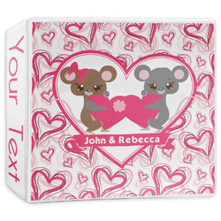 Valentine's Day 3-Ring Binder - 3 inch (Personalized)
