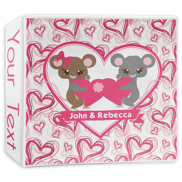Custom Valentine's Day 3-Ring Binder - 3 inch (Personalized)