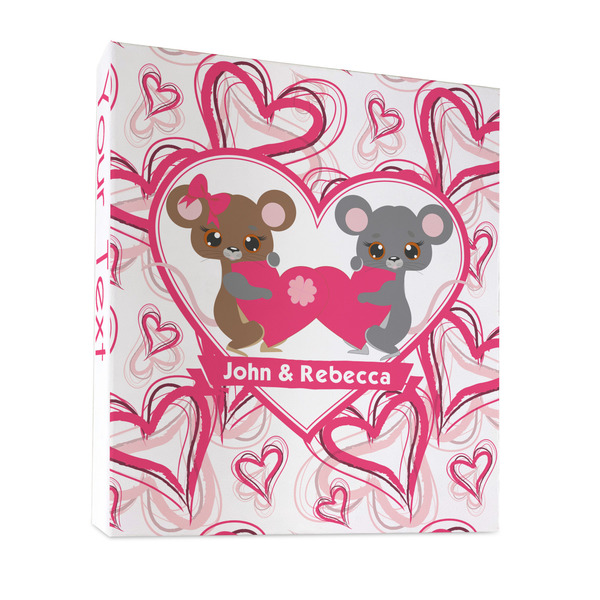 Valentine's Day 3 Ring Binders - Full Wrap - 1" - FRONT