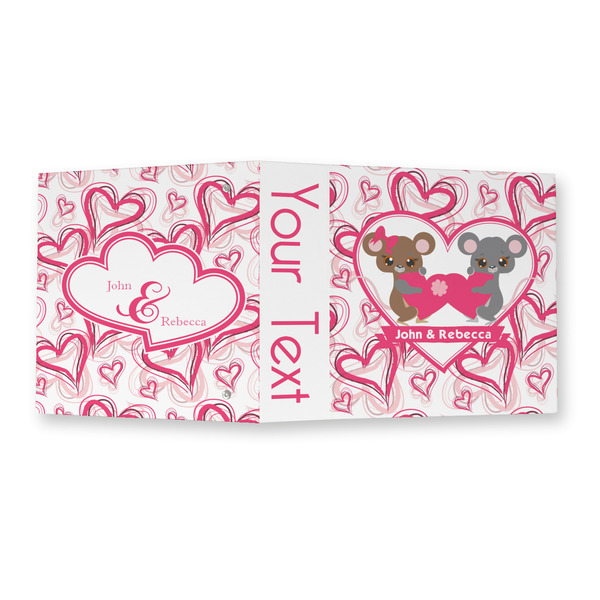 Valentine's Day 3 Ring Binders - Full Wrap - 2" - OPEN OUTSIDE