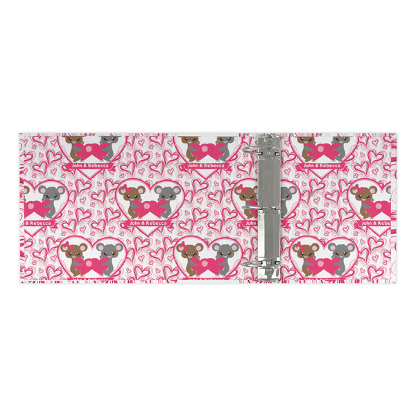 Valentine's Day 3 Ring Binders - Full Wrap - 3" - OPEN INSIDE