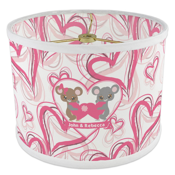Valentine's Day 8" Drum Lampshade - ANGLE Poly-Film