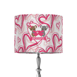 Valentine's Day 8" Drum Lamp Shade - Fabric (Personalized)