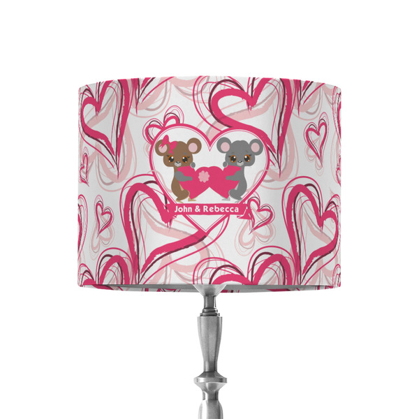 Custom Valentine's Day 8" Drum Lamp Shade - Fabric (Personalized)