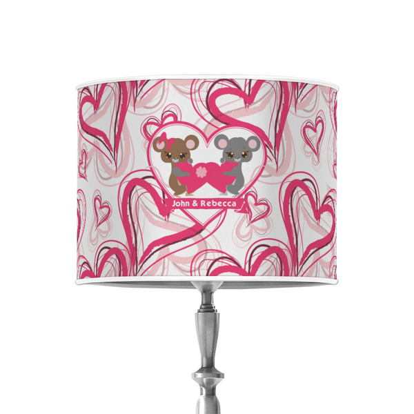 Custom Valentine's Day 8" Drum Lamp Shade - Poly-film (Personalized)