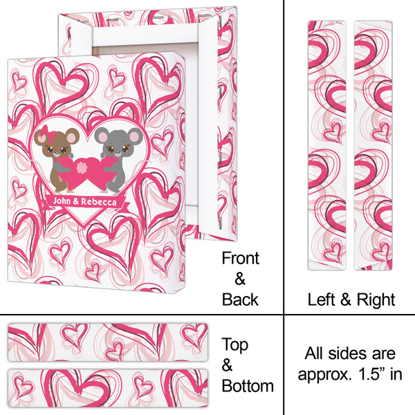 Valentine's Day 8x10 - Canvas Print - Approval