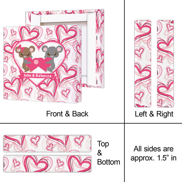 Valentine's Day 8x8 - Canvas Print - Approval