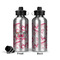 Valentine's Day Aluminum Water Bottle - Front and Back