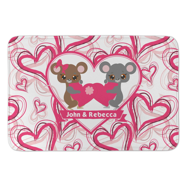 Custom Valentine's Day Anti-Fatigue Kitchen Mat (Personalized)