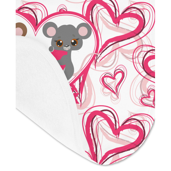 Valentine's Day Baby Bib - AFT detail