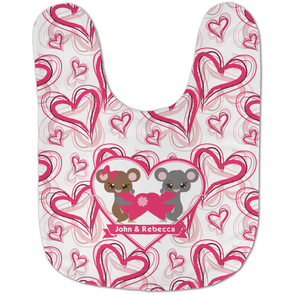 Valentine's Day Baby Bib - AFT flat
