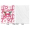 Valentine's Day Baby Blanket (Single Sided - Printed Front, White Back)