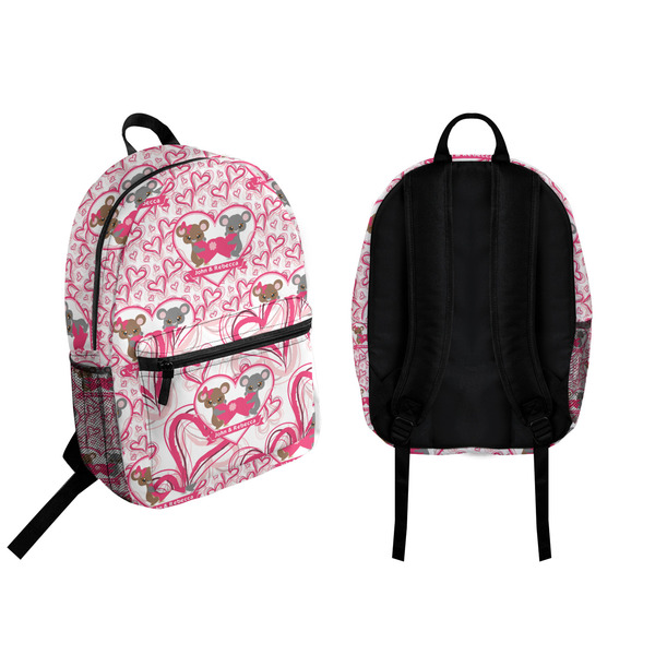 Valentine's Day Backpack front and back - Apvl