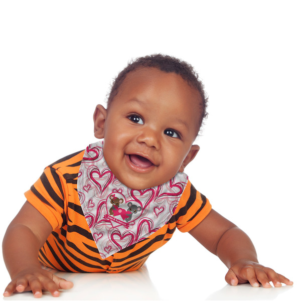 Valentine's Day Bandana Bib - (Lifestyle 1 boy)