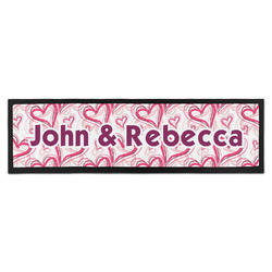 Valentine's Day Bar Mat - Large (Personalized)