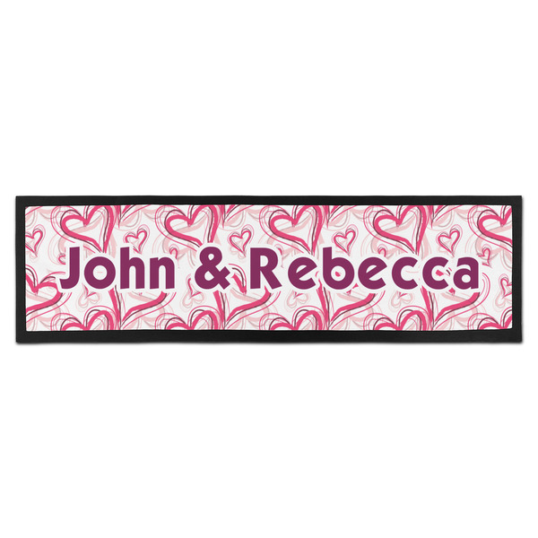 Custom Valentine's Day Bar Mat - Large (Personalized)