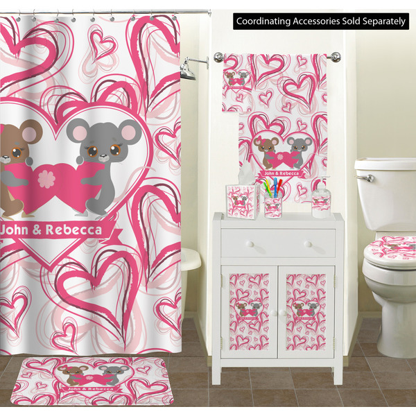 Valentine's Day Bathroom Scene