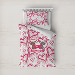 Valentine's Day Duvet Cover Set - Twin (Personalized)