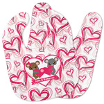 Valentine's Day Baby Bib w/ Couple's Names