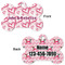 Valentine's Day Bone Shaped Dog ID Tag - Large - Approval
