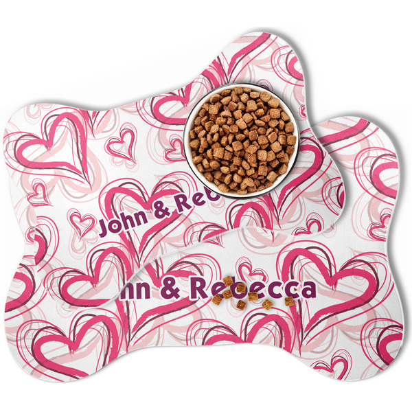 Valentine's Day Bone Shaped Dog Mats - MAIN