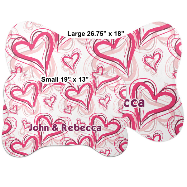 Valentine's Day Bone Shaped Mat Comparison