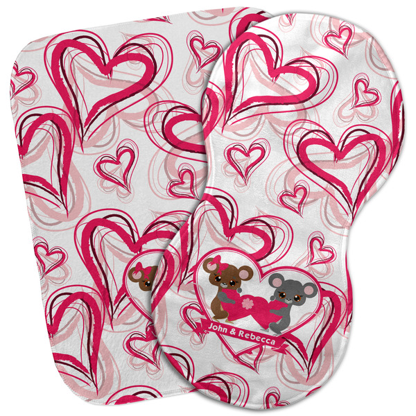 Custom Valentine's Day Burp Cloth (Personalized)