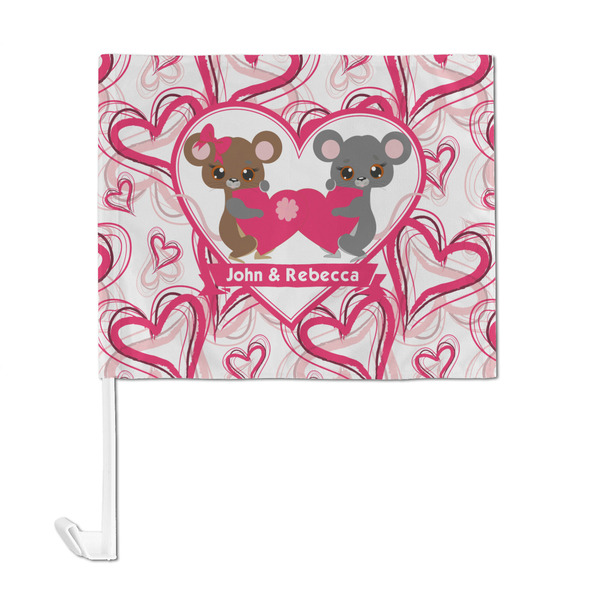 Valentine's Day Car Flag - Large - FRONT