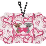 Valentine's Day Rear View Mirror Ornament (Personalized)