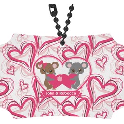 Valentine's Day Rear View Mirror Ornament (Personalized)