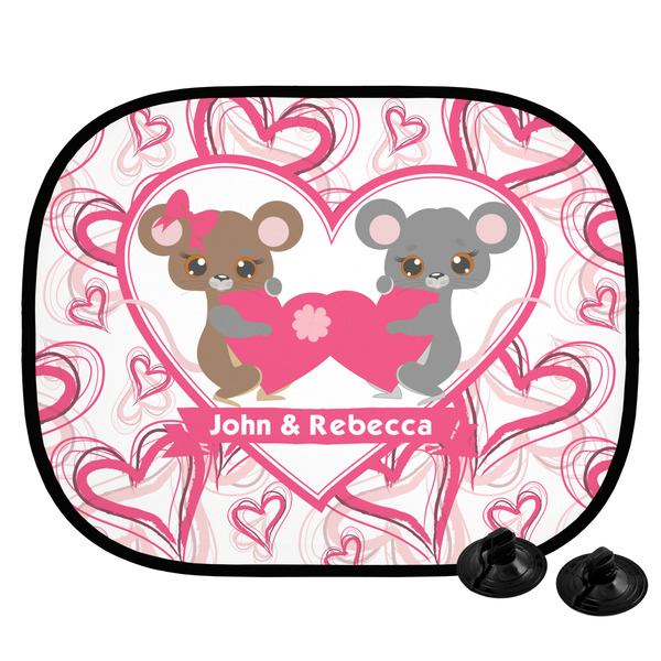 Custom Valentine's Day Car Side Window Sun Shade (Personalized)