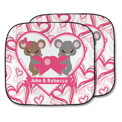 Valentine's Day Car Sun Shade - Two Piece (Personalized)