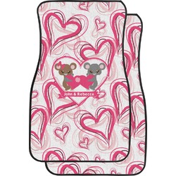 Valentine's Day Car Floor Mats (Front Seat) (Personalized)