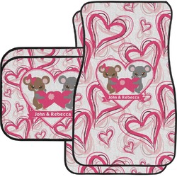 Valentine's Day Car Floor Mats Set - 2 Front & 2 Back (Personalized)