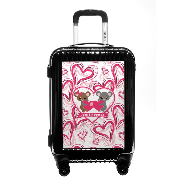 Custom Valentine's Day Carry On Hard Shell Suitcase (Personalized)