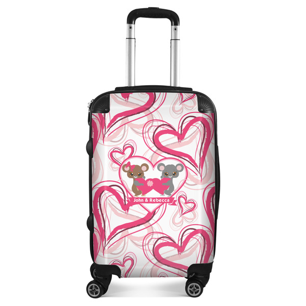 Custom Valentine's Day Suitcase - 20" Carry On (Personalized)