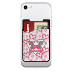 Valentine's Day 2-in-1 Cell Phone Credit Card Holder & Screen Cleaner (Personalized)