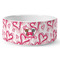 Valentine's Day Ceramic Dog Bowl - Medium - Front