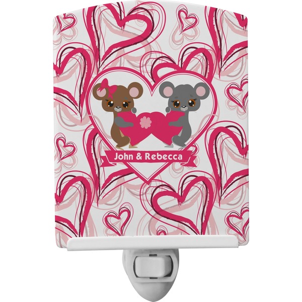 Custom Valentine's Day Ceramic Night Light (Personalized)