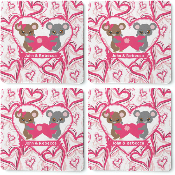 Valentine's Day Coaster Rubber Back - Apvl