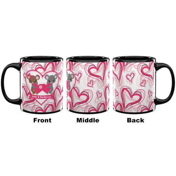 Valentine's Day Coffee Mug - 11 oz - Black APPROVAL