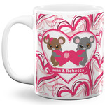 Valentine's Day 11 Oz Coffee Mug - White (Personalized)