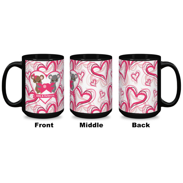Valentine's Day Coffee Mug - 15 oz - Black APPROVAL