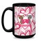 Valentine's Day Coffee Mug - 15 oz - Black