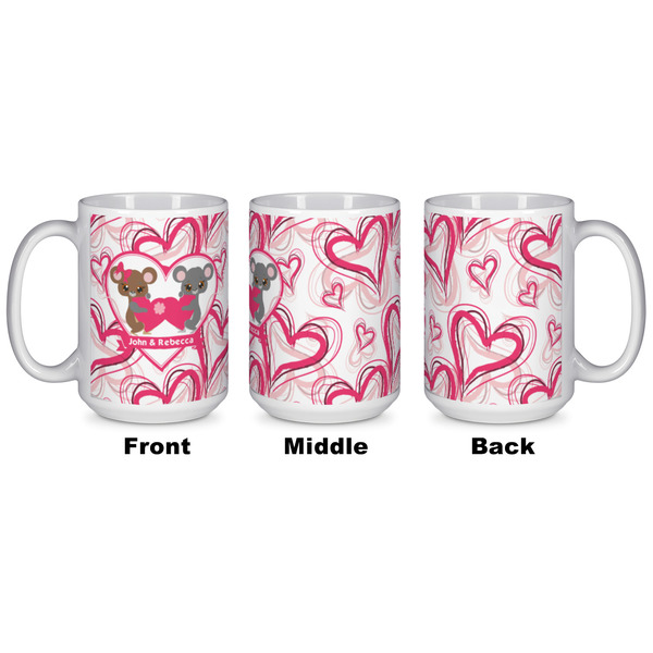Valentine's Day Coffee Mug - 15 oz - White APPROVAL