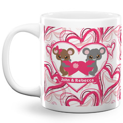 Valentine's Day 20 Oz Coffee Mug - White (Personalized)