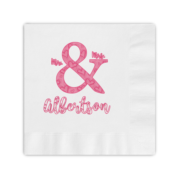 Custom Valentine's Day Coined Cocktail Napkins (Personalized)