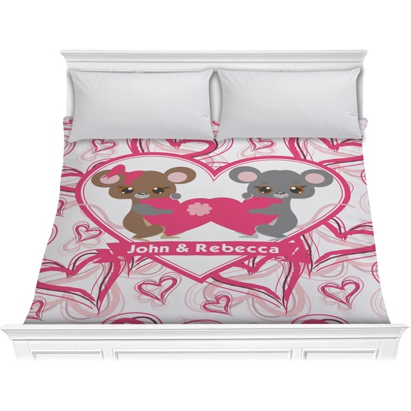 Custom Valentine's Day Comforter - King (Personalized)